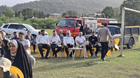 بیست و چهارمین اجرای تماشاخانه سیار کانون پرورش فکری کودکان و نوجوانان در روستای مازوپشته، چالوس