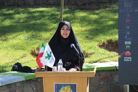 مراسم افتتاحیه قبل از شروع بازی های جشنواره بومی محلی در تبریز