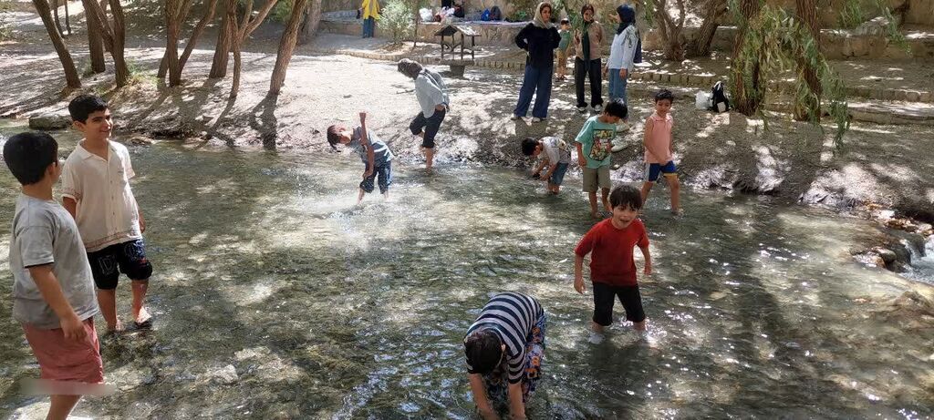 اردوی تفریحی‌تربیتی اعضای پسر مرکز شماره ۴ کانون کرمانشاه در سراب صحنه