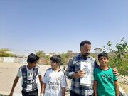 کانون سیار سرخه با کوله‌باری از کتاب و بازی به دیدار کودکان رفت