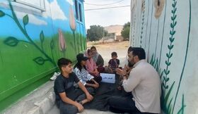 واحد شماره ۱ سیار روستایی کانون کرمانشاه با گلستان‌خوانی به روستاها رفت
