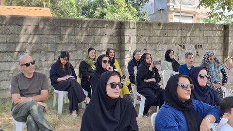 بیست و ششمین اجرای تماشاخانه سیار کانون پرورش فکری کودکان و نوجوانان در روستای کترا، نشتارود