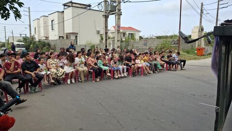 بیست و هفتمین اجرای تماشاخانه سیار کانون پرورش فکری کودکان و نوجوانان در روستای نعمت‌آباد، تنکابن