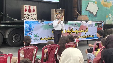 بیست و هفتمین اجرای تماشاخانه سیار کانون پرورش فکری کودکان و نوجوانان در روستای نعمت‌آباد، تنکابن