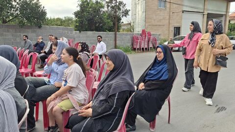 بیست و هفتمین اجرای تماشاخانه سیار کانون پرورش فکری کودکان و نوجوانان در روستای نعمت‌آباد، تنکابن