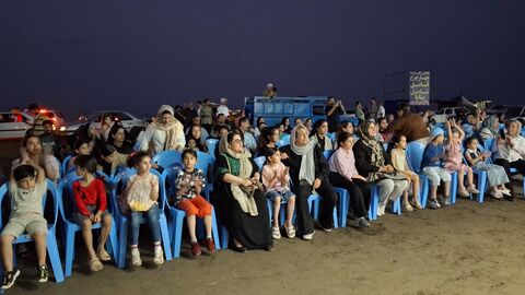 بیست و هشتمین اجرای تماشاخانه سیار کانون پرورش فکری کودکان و نوجوانان در روستای ولی‌آباد، تنکابن