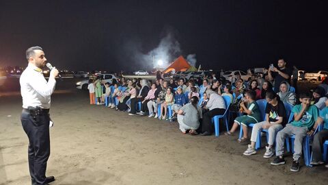 بیست و هشتمین اجرای تماشاخانه سیار کانون پرورش فکری کودکان و نوجوانان در روستای ولی‌آباد، تنکابن