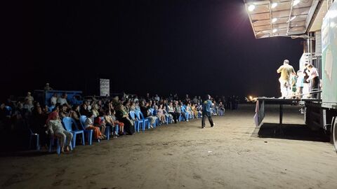 بیست و هشتمین اجرای تماشاخانه سیار کانون پرورش فکری کودکان و نوجوانان در روستای ولی‌آباد، تنکابن