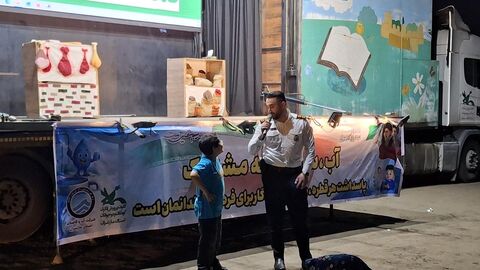 بیست و هشتمین اجرای تماشاخانه سیار کانون پرورش فکری کودکان و نوجوانان در روستای ولی‌آباد، تنکابن