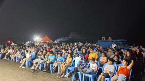 بیست و هشتمین اجرای تماشاخانه سیار کانون پرورش فکری کودکان و نوجوانان در روستای ولی‌آباد، تنکابن