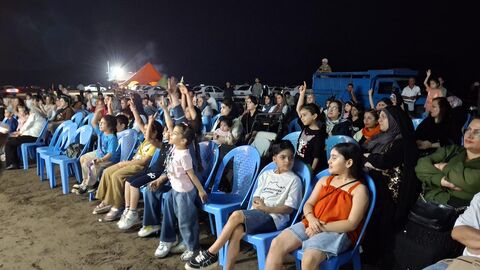 بیست و هشتمین اجرای تماشاخانه سیار کانون پرورش فکری کودکان و نوجوانان در روستای ولی‌آباد، تنکابن
