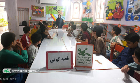 برگزاری دورهمی‌های قصه‌گویی کانون لرستان درفصل تابستان