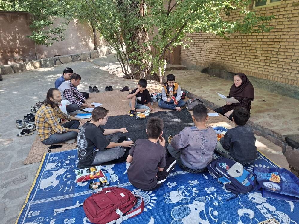 برگزاری اردوی کارگاه «دنیای نوشتن» در محله تاریخی محرمدشت شهمیرزاد