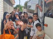 فعالیت‌های فرهنگی و هنری مرکز سیار میامی در روستای ابراهیم‌آباد