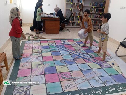 تابستان در کتابخانه های سیار کانون استان بوشهر