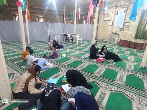 تابستان در کتابخانه های سیار کانون استان بوشهر