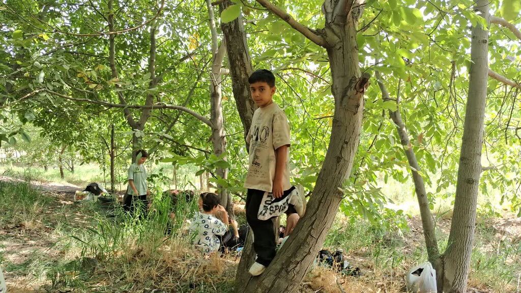 اعضای کانون کنگاور با بازی‌های محلی در روستای داربسر آشنا شدند