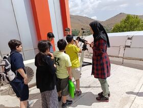 رصد خورشید در رصدخانه دماوند کانون تهران