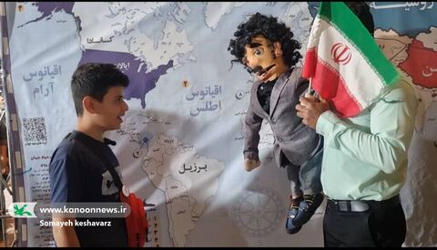 کاروان خودرویی عروسکی میهمان موکبها و تجمعات شبانه  شد.