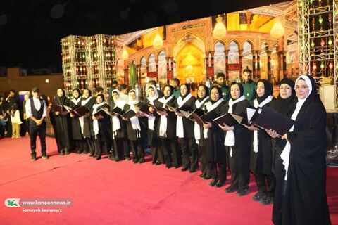 کاروان خودرویی عروسکی میهمان موکبها و تجمعات شبانه شد.