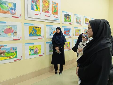 گزارش تصویری/ دومین نمایشگاه "ماهی پرنده " در مراکز کانون هرمزگان