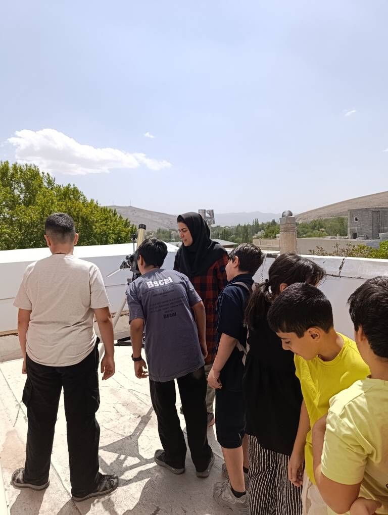 رصد خورشید به مناسبت بزرگداشت ابوریحان بیرونی در کانون دماوند
