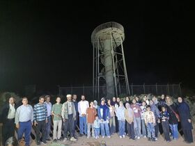 شب‌نشینی علمی اعضای کانون اراک در کویر میقان