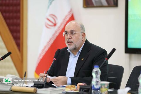 فرهاد فلاح، معاون فرهنگی کانون در دومین نشست شورای سیاست‌گذاری برنامه‌های هفته ملی کودک