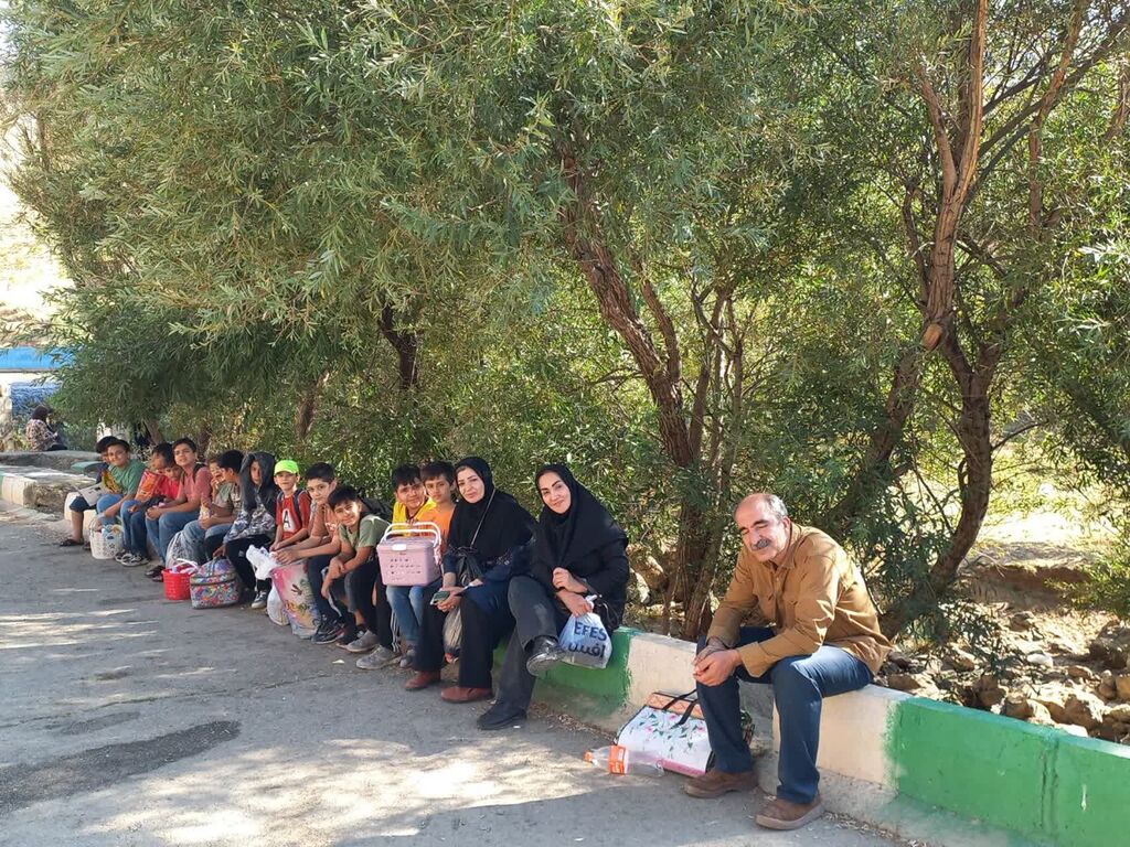 اعضای کانون سنقر در اردوی سراب گزنهله شرکت کردند