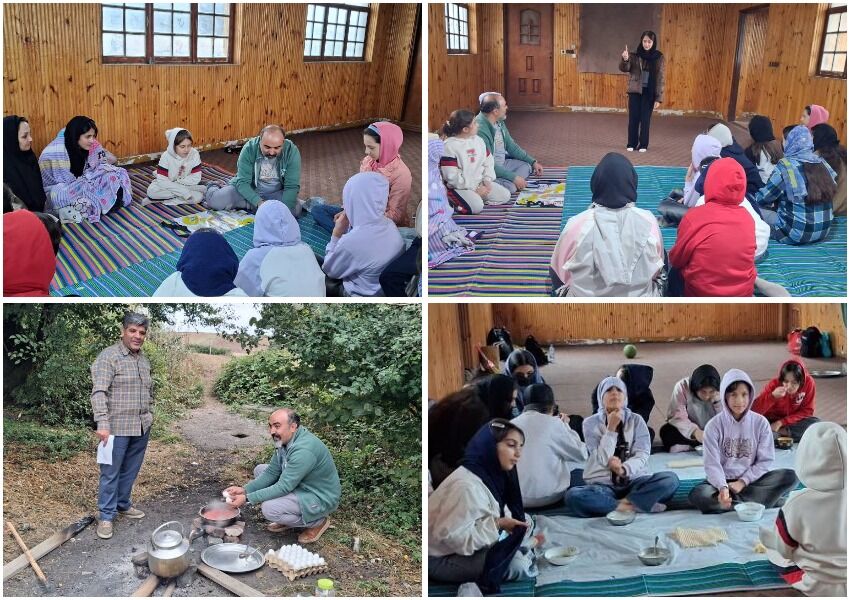 پایان‌بخش برنامه‌های تابستانی مرکز شماره ۲ کانون اردبیل در طبیعت فندقلو برگزار شد