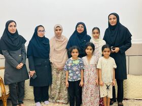 دیدار مدیرکل کانون هرمزگان با کودکان مجروح و خانواده‌های شهدای بندر کوهستک