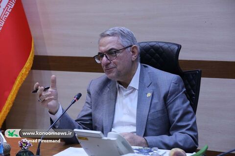 محمود امانی طهرانی، دبیر کل شورای عالی آموزش و پرورش  در نخستین نشست شورای ملی سیاست‌گذاری علم و فناوری کودک و نوجوان