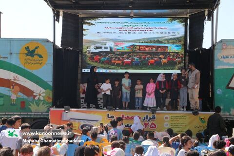 رودبار، ایستگاه پایانی سفر تماشاخانه سیار کانون به گیلان