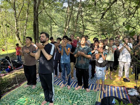 چند نما از برگزاری اردوی استانی اعضای نوجوان پسر کانون قزوین