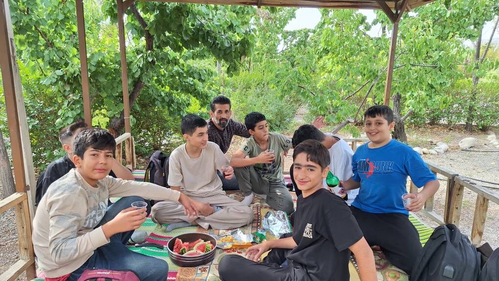 اردوی شادِ پایان تابستان مرکز بسطام در «باغ گردشگری اورس»