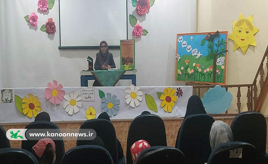 اعضای نوجوان باشگاه قصه‌گویی کانون گیلان در لنگرود گردهم‌آمدند