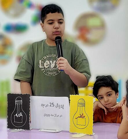 اجرای پویش «۲۵ درجه» در مراکز کانون پرورش فکری خوزستان