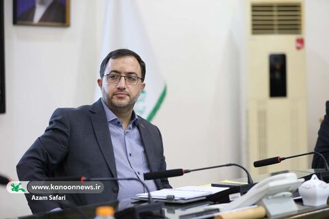 حامد علامتی، مدیر عامل کانون در سومین نشست شورای سیاست‌گذاری برنامه‌های هفته ملی کودک