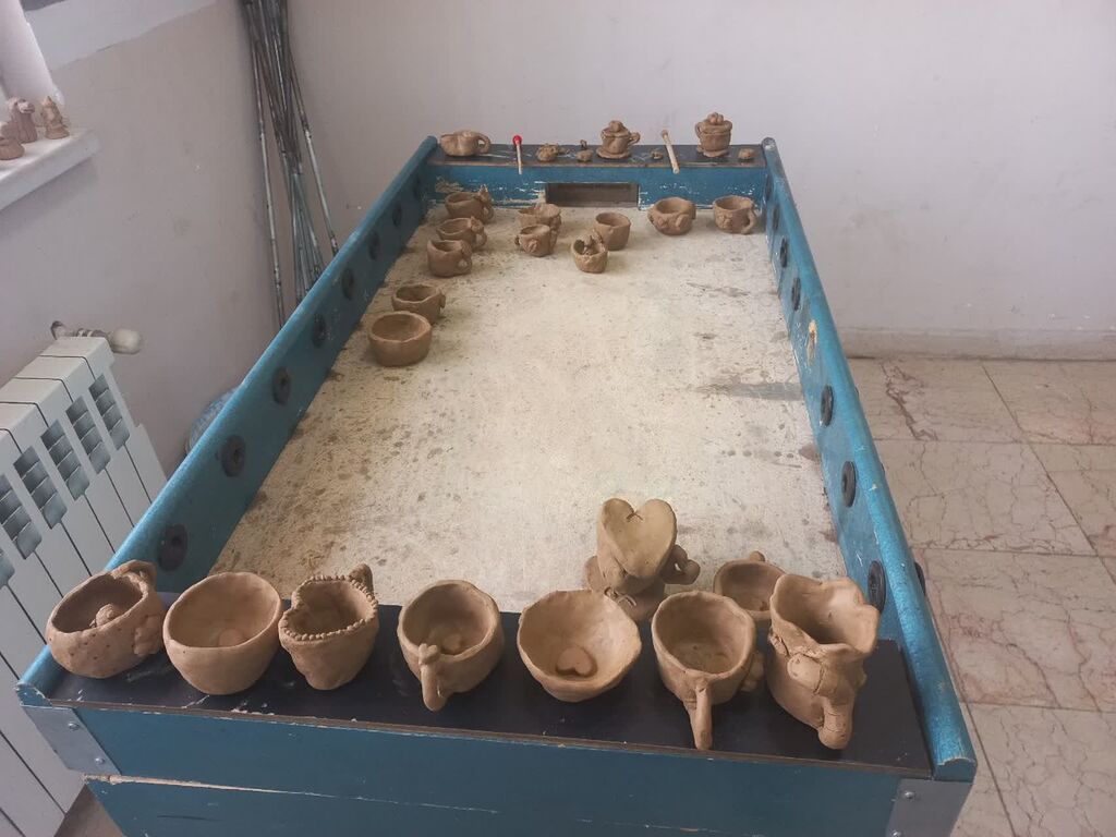 برگزاری کارگاه یکروزه سفالگری در کانون روانسر