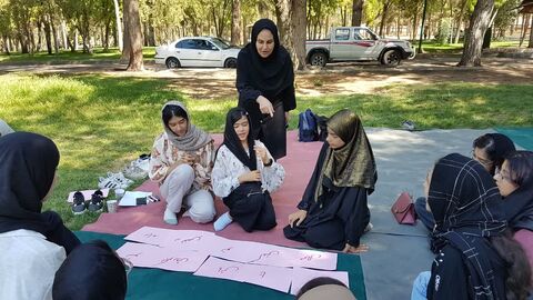 کرمانشاه.  گلستان‌خوانی