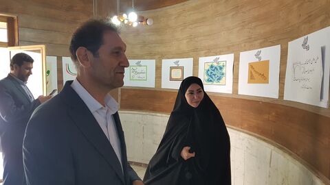 کرمانشاه.  نمایشگاه هفته دفاع مقدس