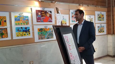 کرمانشاه.  نمایشگاه هفته دفاع مقدس