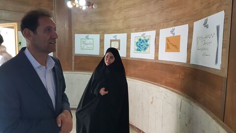 کرمانشاه.  نمایشگاه هفته دفاع مقدس