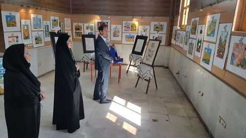 کرمانشاه.  نمایشگاه هفته دفاع مقدس