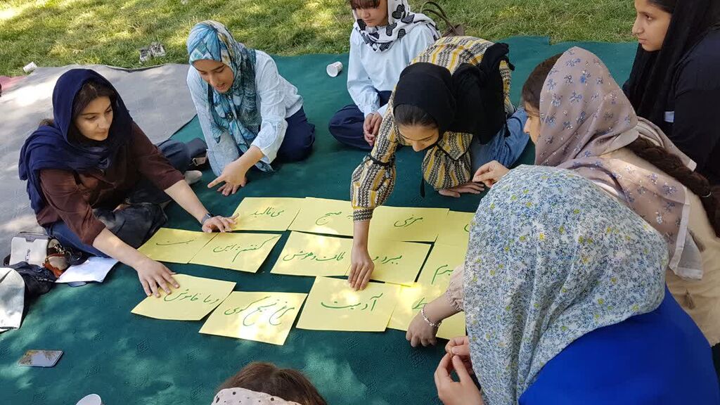 لیگ گلستانخوانی در اردوی کانونیاران مراکز کرمانشاه اجرا شد