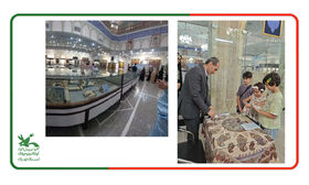 بازدید اعضای مرکز ۲۴ از موزه آستان حضرت عبدالعظیم حسنی(ع)