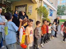 مربیان مرکز شماره ۴ کانون کرمانشاه، روزی به‌یادماندنی برای کلاس اولی‌ها رقم زدند