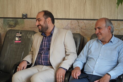 حضور مدیر کل کانون استان در دبیرستان زنده‌یاد رضا صادقی و تبریک روز اول مهر