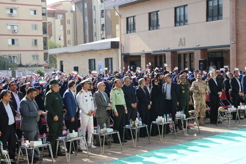 حضور سرپرست کانون گیلان در آیین نواختن زنگ مهر و مقاومت در رشت