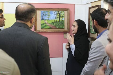 باغملک میزبان آثار هنرمندان خوزستان در مهرواره «خط مقدم» شد